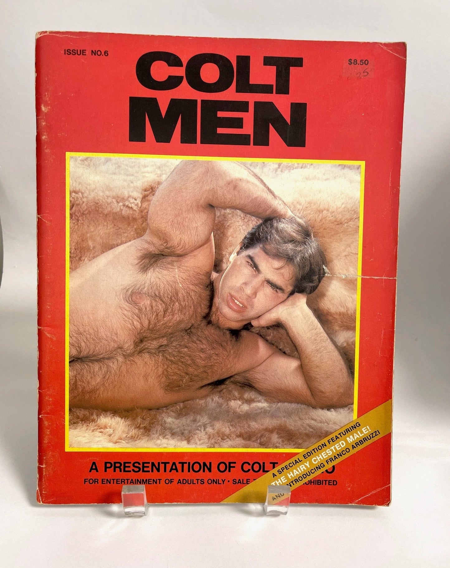 Vintage Colt Magazine Issue Number 6 published 1979 The Hairy Chested Male Special Feature. Intro Franco Arbruzzi. mature content
