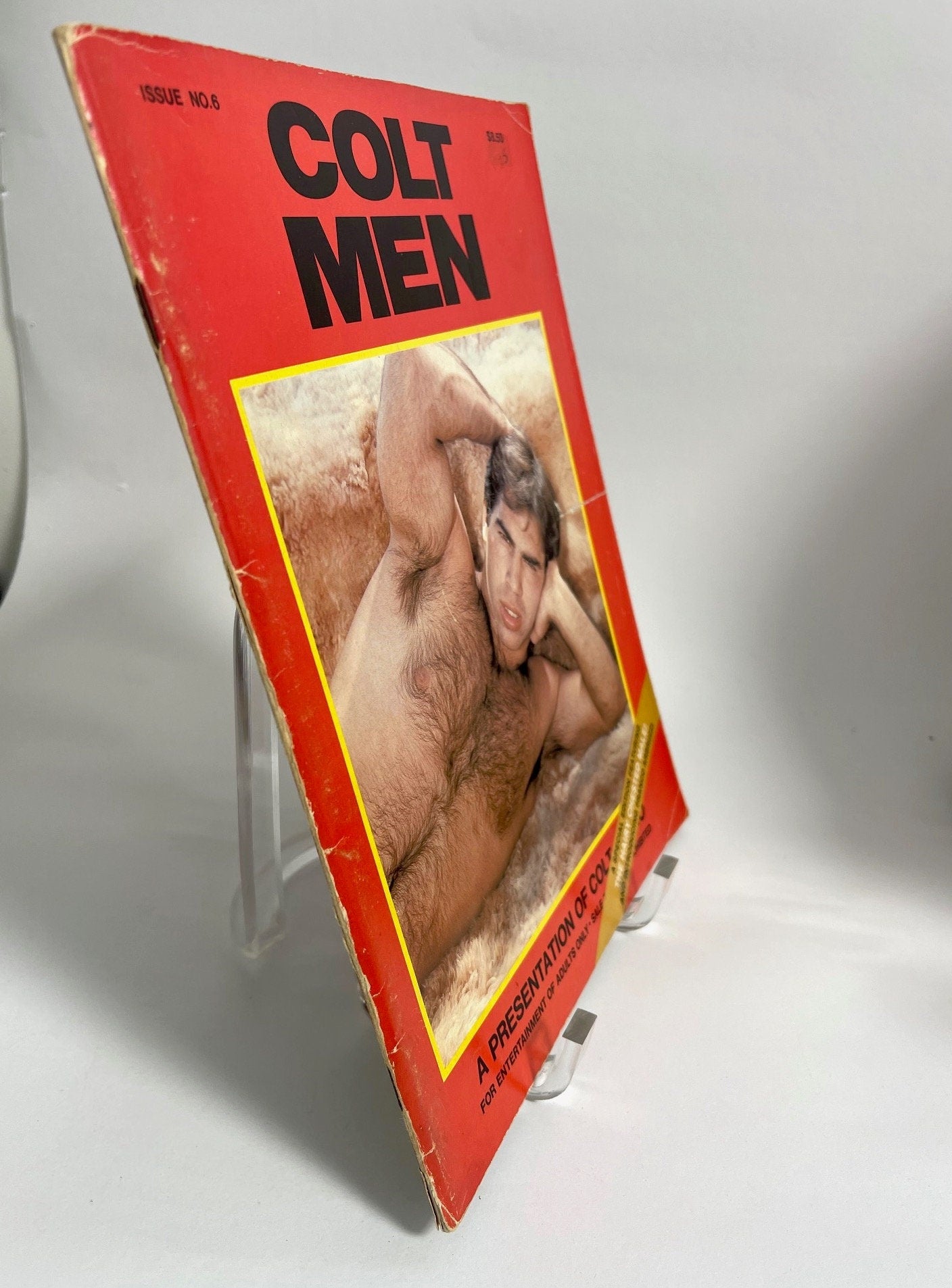 Vintage Colt Magazine Issue Number 6 published 1979 The Hairy Chested Male Special Feature. Intro Franco Arbruzzi. mature content