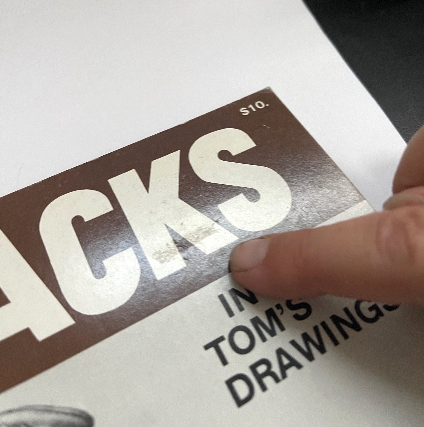 Vintage Kake Tom Of Finland Magazine/ original drawings/ Blacks in Toms Drawing's Rare. Mature Content