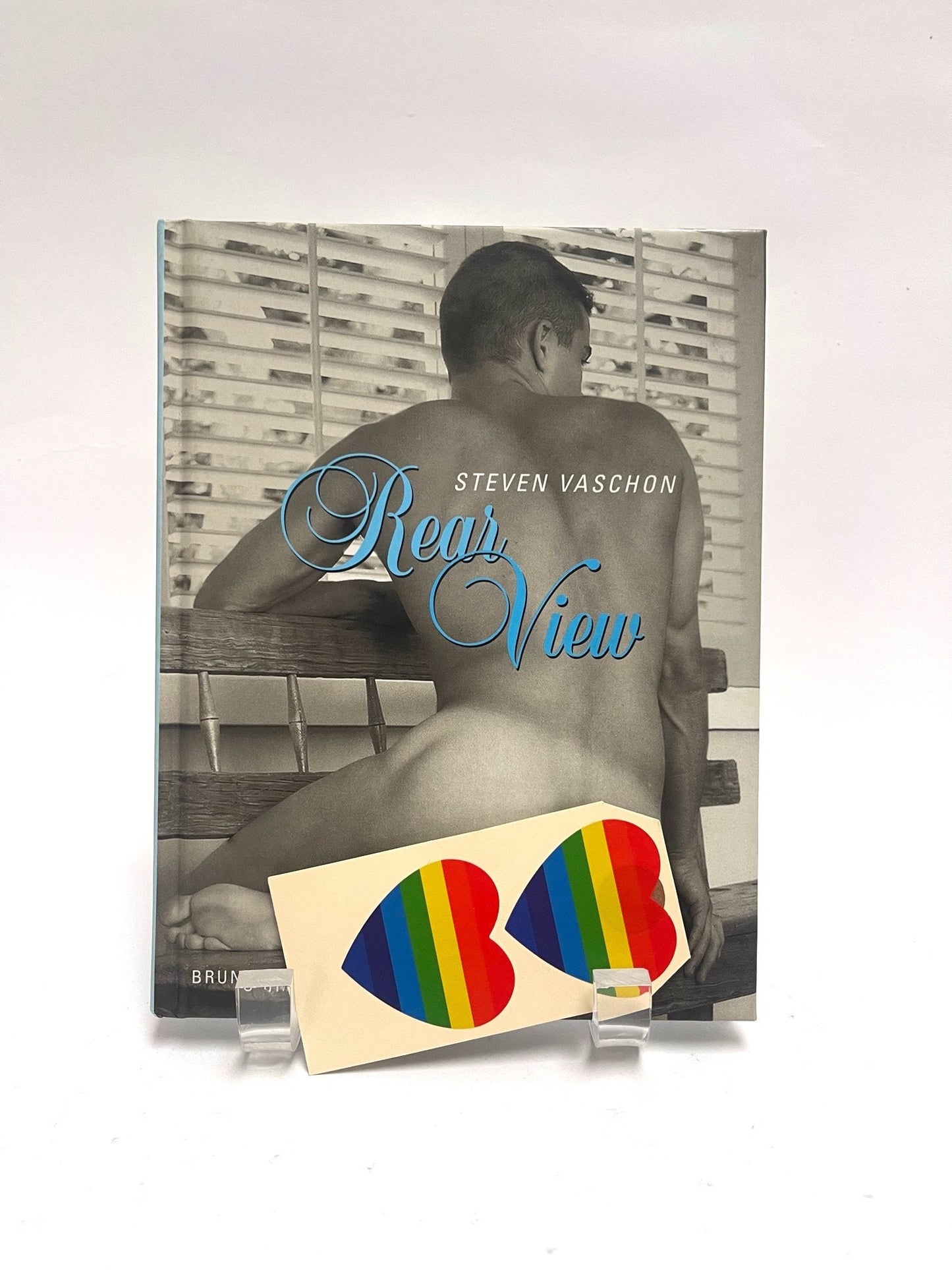 Rear View by Steven Vaschon Hardcover Book Published by Bruno Gmunder 2003 size 5 3/4" x 7 1/2" good condition. Mature