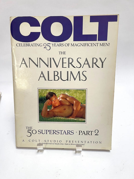 COLT Studios 25 years of magnificent men anniversary albums part 2 Gay Magazine 2 copies available Mature Content.