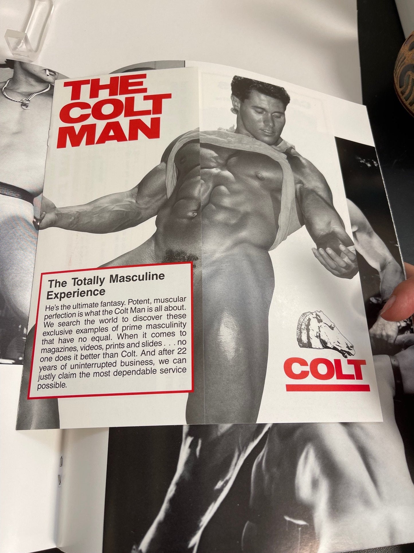 Colt Calendar Men Leather! Issue 3... Amazing Condition... from 1990. Mature Content