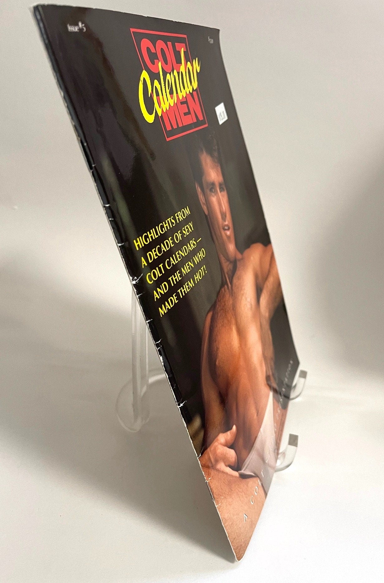 Colt Calendar Men issue 5 featuring Steve Kelso. From 1996 in good shape with issues. Mature Content